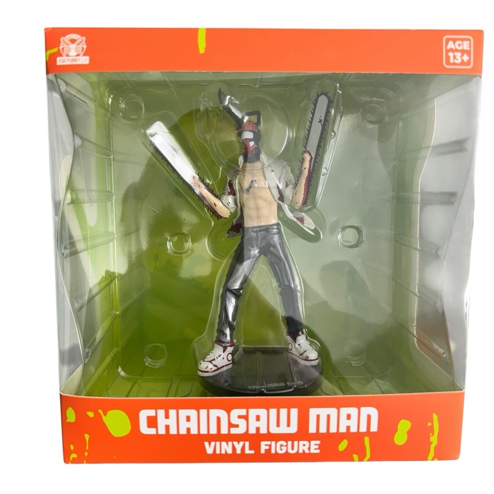 CultureFly Chainsaw Man Vinyl Figure 6 in Collectible Anime Mint NIB